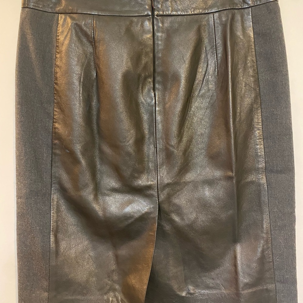 Gap genuine leather skirt